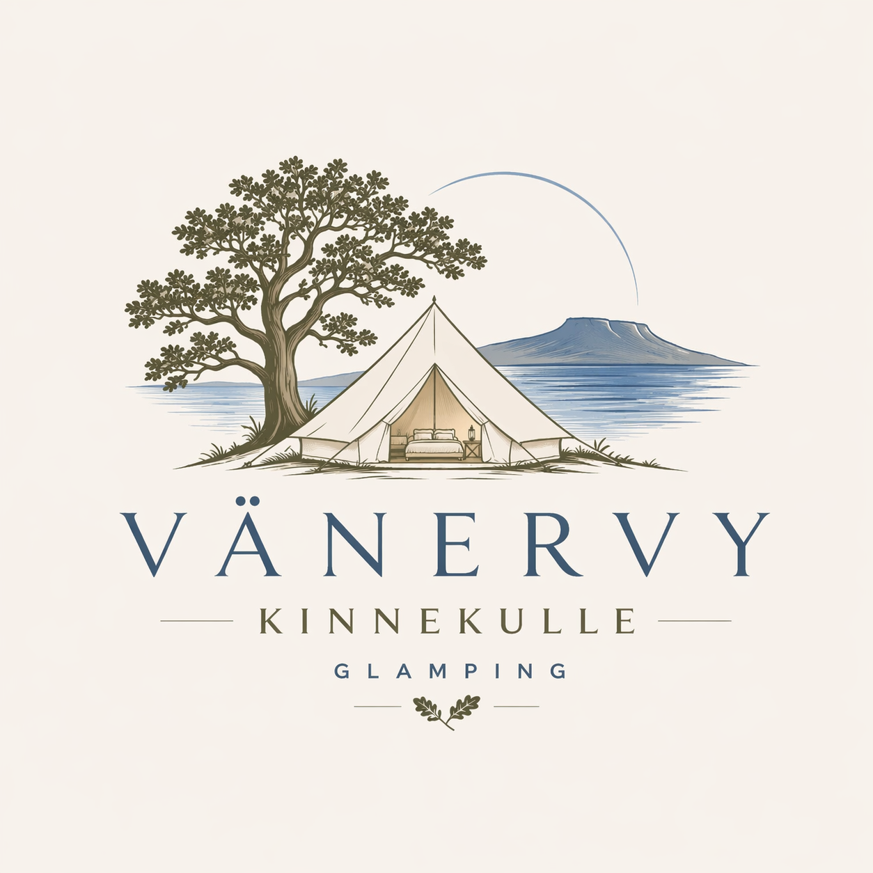 Vänervy Kinnekulle Glamping logotyp